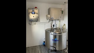 Milkplan MP Batch Milk Pasteurizer from Mill Dairy Service [upl. by Swetiana]