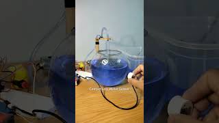 Contactless water sensor  water tank overflow alarm  arduino project diy experiment [upl. by Malo]