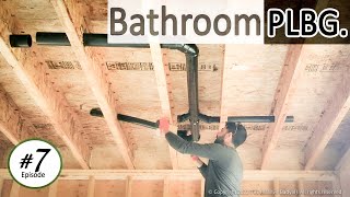 Plumbing Rough In – 3 Piece Bathroom Plumbing EP7  The Building Expert 2022 [upl. by Yeznil]