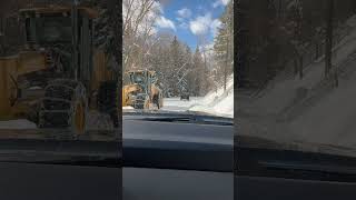 Getting plowed out be like… plowing snowedin colorado offgrid shorts [upl. by Portingale]