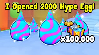 I Opened 2000 Hype Eggs And 100000 Gift Bags  Pet Simulator 99 Roblox [upl. by Ecallaw]