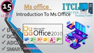 DOA PDCA ADCA SMART commerce ms office lesson 15 [upl. by Murage921]