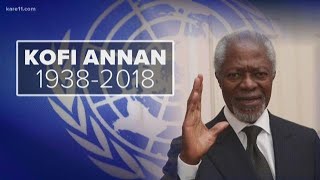 Macalester College remembers alumnus Kofi Annan [upl. by Akirahc]