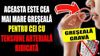 5 GREȘELI pe care persoanele cu TENSIUNE ARTERIALĂ RIDICATĂ nu ar trebui să le facă NICIODATĂ [upl. by Nelram481]