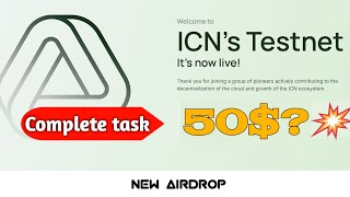 ICN Testnet is LIVE  10M Token reward  Impossible Cloud Network [upl. by Alfons]