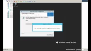 install amp configure vCenter Server 55 Windows  part II [upl. by Bowles]