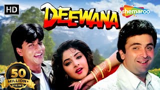 Deewana HD  Shah Rukh Khan  Rishi Kapoor  Divya Bharti  Hindi Full Blockbuster Movie [upl. by Shuler]