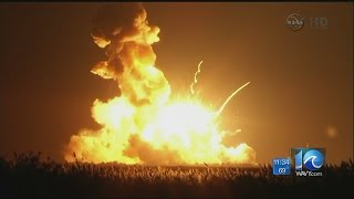 WAVY News special coverage of Wallops Island rocket explosion [upl. by Repsag58]