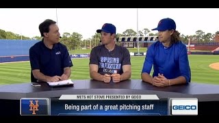 Mets Hot Stove Steven Matz and Jacob deGrom [upl. by Aneema]