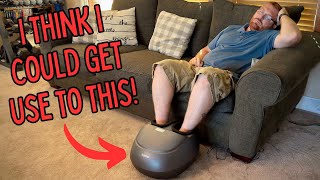 RENPHO Foot Massager Machine with Heat Review  Dead Kneading amp Great for Plantar Fasciitis [upl. by Glaser897]