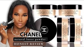 CHANEL NATURAL FINISH LOOSE POWDER  POUDRE UNIVERSELLE LIBRE  Chanel beauty [upl. by Keg794]