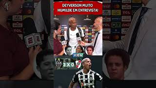 Deyverson muito humilde em entrevista Deyverson Atleticomg Palmeiras libertadores galomineiro [upl. by Lilly]