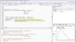 Scatterplotfor two numerical variable using ggplot2 in R [upl. by Merras]