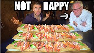 OWNER BETS 1000 I CANT EAT 72quot OF LOBSTER ROLLS  Joel Hansen [upl. by Curkell]