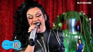 Gloria Groove  Não Quero Mais Ludmilla cover Ao Vivo na LivedaGG [upl. by Ycam]