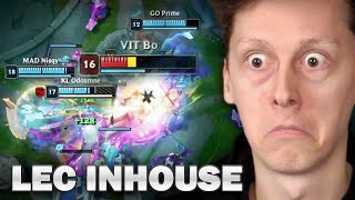 Die LEC Pros schenken sich NICHTS  LEC INHOUSE [upl. by Ahsenid952]