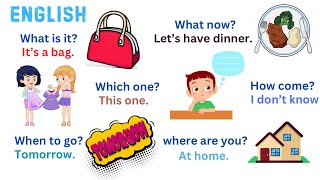 Daily use English Questions and Answers  English speaking and learning sentences [upl. by Hubert195]