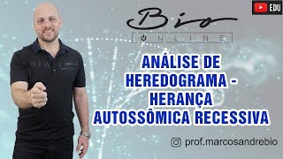 GENÉTICA  ENEM  HEREDOGRAMA E PROBABILIDADE PARTE 1  HERANÇA AUTOSSÔMICA RECESSIVA [upl. by Elisabeth]