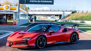 Ferrari SF90 XX Stradale Sets New Fiorano Lap Record [upl. by Menell]