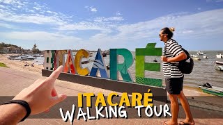 Primeiras impressões de Itacaré Bahia 2023  Nosso Walking tour  passeio virtual 【4K 60fps】 [upl. by Brena]