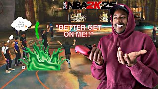 STREAKING UP On The 3s Court Part 1  NBA 2K25 MYPARK 3v3 Gameplay [upl. by Lezlie]