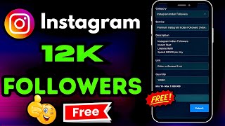 12K Followers  Instagram par follower kaise badhaye  Instagram followers kaise badhaye full trick [upl. by Ecnatsnoc528]