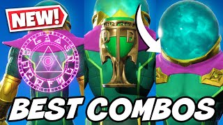 BEST COMBOS FOR NEW MYSTERIO SKIN  Fortnite [upl. by Sarette]