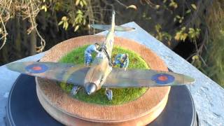 Airfix Spitfire 148 motorized by M70 Magic Scale Modeling [upl. by Mackie]