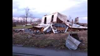 Marysville Indiana Tornado Destruction March 2 2012 [upl. by Caputto766]