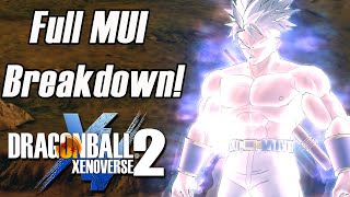 Full Ultra Instinct Awoken Skill Breakdown Dragon Ball Xenoverse 2 [upl. by Shugart]