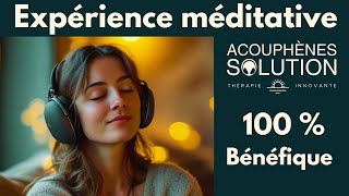 Acouphènes Solution Expérience méditative 100  bénéfique Musique  Bruit blanc [upl. by Sand657]