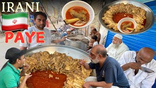 IRANI🇮🇷MAN SELLING BEST SIRI PAYE 70 YEAR’S OLD STALL  MUTTON BRAIN HEAD AND FEET  LAHORE FOOD [upl. by Aneeles]