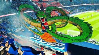 Tifo Paris Ultras au parc des princes  Paris SaintGermain  Olympique Marseille 27102019 [upl. by Rraval526]