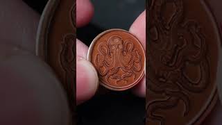 Do a 3D laser coin by ComMarker B4 20W [upl. by Ellehcir]