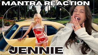 JENNIE  Mantra Official Music Video REACTION AWA AWA [upl. by Song]