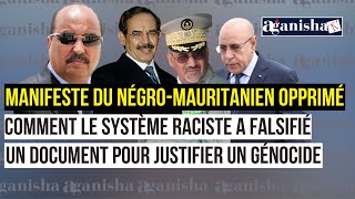 Le manifeste du négro mauritanien opprimé vers un génocide programmé [upl. by Radek]