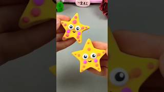 How to Make clay Star fish‎Telented57clayartstarfishdiycraftorigamiclayfishartandcraftart [upl. by Litta854]