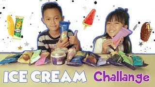 Ice Cream Challange quot Tebak Rasa 15 Macam Ice Cream Aice quot Kayla amp Kelvin [upl. by Inej]