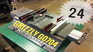 GRIZZLY G0704 CNC Conversion Update 24   assembly 2 [upl. by Arracahs]