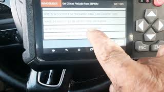 Volkswagen Touareg 20112017 IMMO5 key programming by OBDPROG 501 Monster [upl. by Anoerb234]