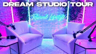 How I Built my DREAM PODCAST STUDIO  50000 STUDIO TOUR [upl. by Zakaria47]