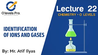 Chemistry Lec 22  Identification of Ions and Gases  O Levels Pro [upl. by Elak954]