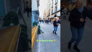 Pianta scherzo Napoli 😂paura humor scherzo bushman bushmanprank prank pranks reaction fyp [upl. by Dirk]