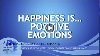 Ed Lapiz  HAPPINESS IS POSITIVE EMOTIONS  Latest Sermon Review New VideoOfficial Channel 2021 [upl. by Neyu]