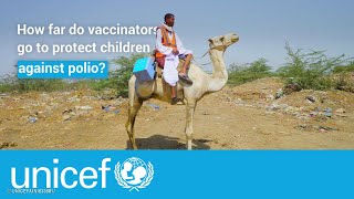 Health worker treks up to 72 hours to vaccinate children  UNICEF [upl. by Foote641]