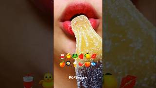 VARIOUS JELLY EATING SHOWS STRAWBERRY LEMON FROG CHICK EGG FISH PEACH eating soundDangbeeEATING [upl. by Ynattib]