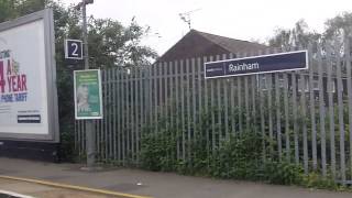 Rainham Station Kent  arrival and departure west [upl. by Qifar]