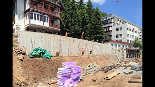 ANCRAGE MUR EN BÉTON ARMÉ EN CONSTRUCTION avec système Platipus Anchors [upl. by Yank]