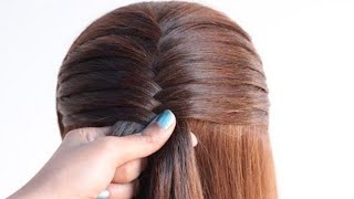 Very easy beautiful hairstyle for ladies Hairstyle for long hair Hair style girl simple and easy [upl. by Terrance775]