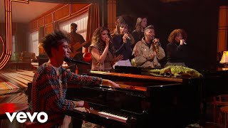 Jacob Collier  Witness Me with Tori Kelly  Jimmy Kimmel Live 2024 [upl. by Landa966]